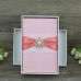 Pink Silk Box Invitation Romantic Wedding Invitation Card Personalized Custom
